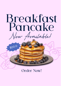 Breakfast Blueberry Pancake Flyer