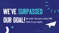 Corporate Milestone Achievement Facebook Event Cover