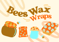 Beeswax Wraps Postcard