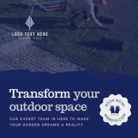 Expert Landscaping Service Instagram Post Design
