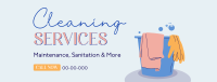 Bubbly Cleaning Facebook Cover Design