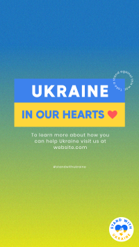 Ukraine In Our Hearts Instagram Story