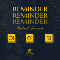 Reminder Product Launch Instagram Post Image Preview