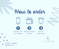 Order Process Tutorial Facebook Post