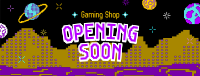 Pixel Space Shop Opening Facebook Cover