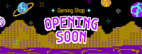 Pixel Space Shop Opening Facebook Cover Image Preview