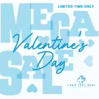 Valentine's Mega Sale Linkedin Post