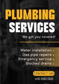 Plumbing Services Poster