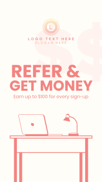 Refer And Get Money Facebook Story