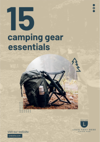 Camping Bag Flyer