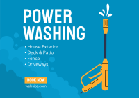 Power Washing Services Postcard