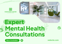 Mental Health Consultation Postcard Image Preview