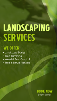 Professional Landscaping Facebook Story