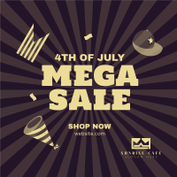 Independence Mega Sale Instagram Post