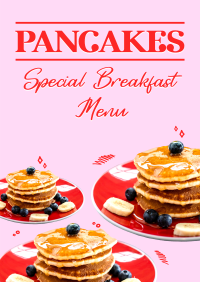 Pancakes For Breakfast Poster