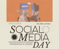 Modern Social Media Day Facebook Post