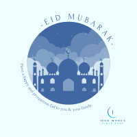 Happy Eid Mubarak Instagram Post