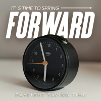 Spring Forward Linkedin Post Design