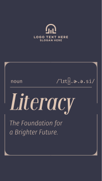 Literacy Defined Facebook Story Image Preview