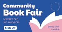 Community Book Fair Facebook Ad