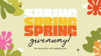 Spring Giveaway Animation Design