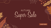 Autumn Leaves Sale Facebook Event Cover