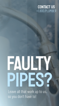 Faulty Pipes Instagram Reel Image Preview