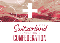 Switzerland Foundation Of Confederation Postcard example 4