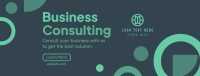 Abstract and Shapes Business Consult Facebook Cover