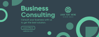 Abstract and Shapes Business Consult Facebook Cover Image Preview