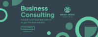 Abstract and Shapes Business Consult Facebook Cover Image Preview