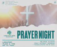 Modern Prayer Night Facebook Post