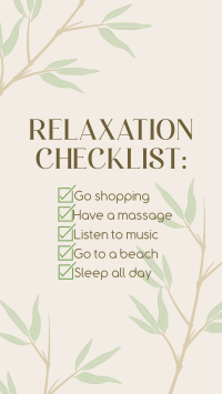 Nature Relaxation List Instagram Story