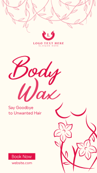 Body Waxing Service Instagram Story