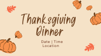 Thanksgiving Dinner Facebook Event Cover