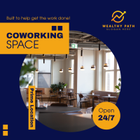 Co Working Space Linkedin Post