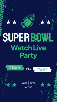 Football Watch Party Instagram Reel Image Preview