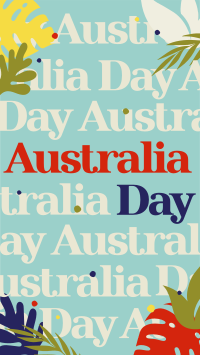 Australia Day Pattern Instagram Story