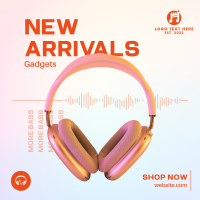 Girly Headphone Instagram Post Design