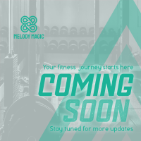 Coming Soon Fitness Gym Teaser Instagram Post
