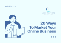 Ways to Market Online Business Postcard Design