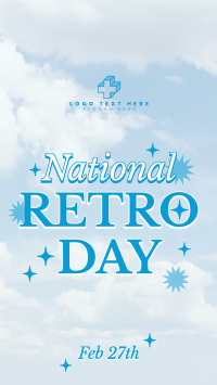 National Retro Day Clouds YouTube Short