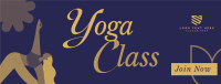 Trendy Yoga Class Facebook Cover Design