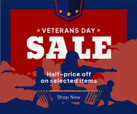 Remembering Veterans Sale Facebook Post