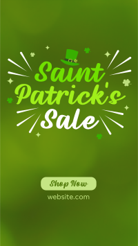 Quirky St. Patrick's Sale Instagram Story