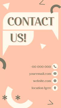 Business Contact Details Instagram Story