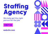 Awesome Staffing Postcard