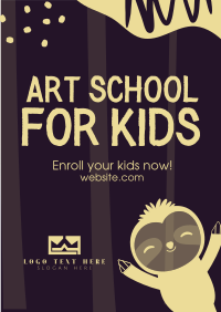 Art School for Kids Flyer