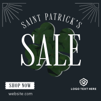 St. Patrick's Sale Clover Instagram Post