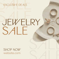 Organic Minimalist Jewelry Sale Linkedin Post